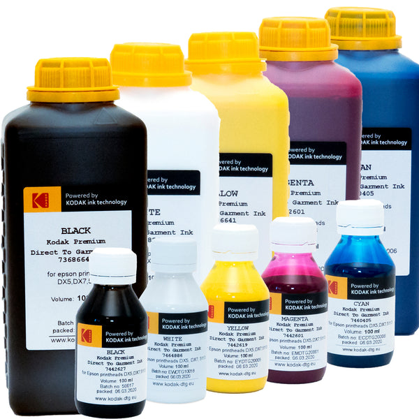 Kodak Direct To Garment DTG Ink for Epson printheads